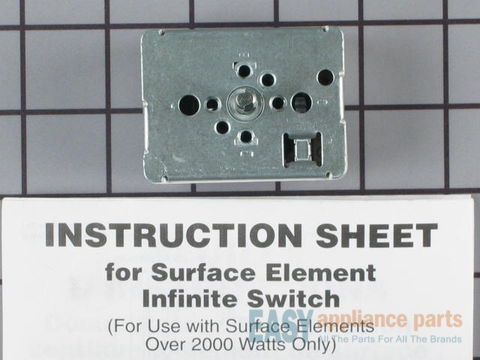 Surface Burner Element Switch, Large Burner – Part Number: WP3149400