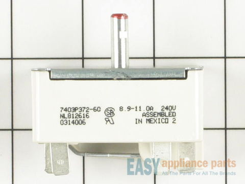 Range Infinite Burner Switch - 8 Inch – Part Number: WP7403P239-60