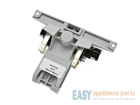 Dishwasher Door Handle And Latch Assembly with Switch – Part Number: WPW10130695