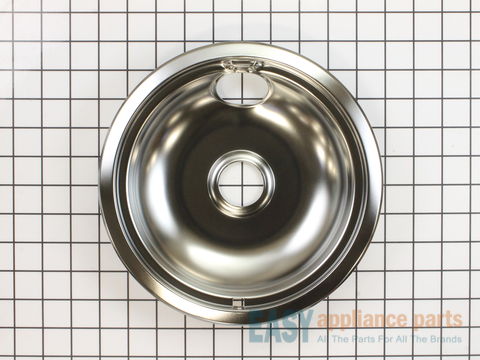 Chrome Drip Bowl - 8 inch – Part Number: WPW10196405