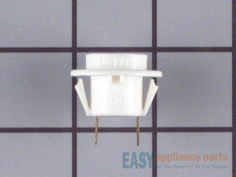 Light Bulb Socket - White - Socket Only – Part Number: 70119-1